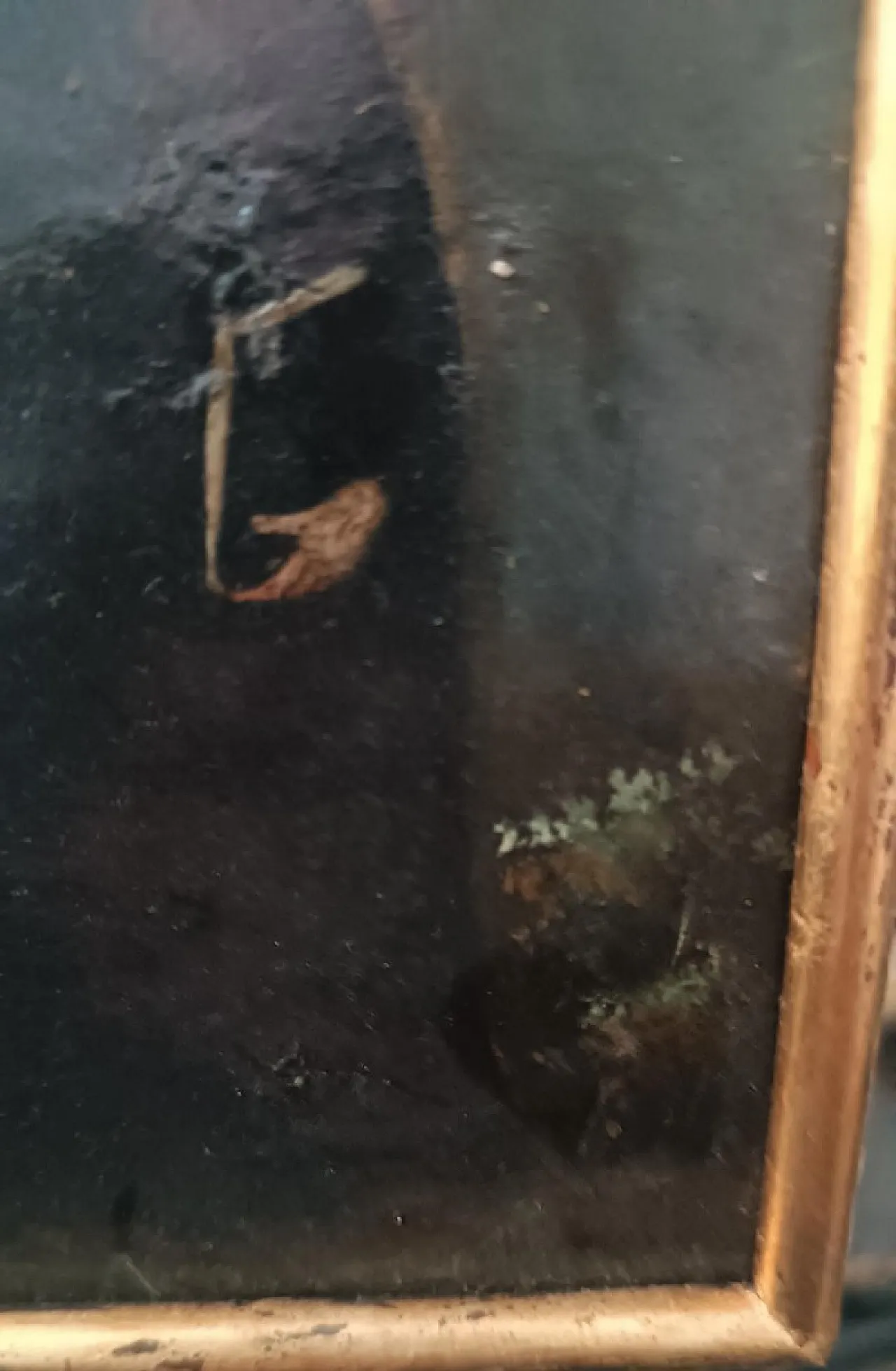 Copper painting of a Jesuit saint, 18th century 6