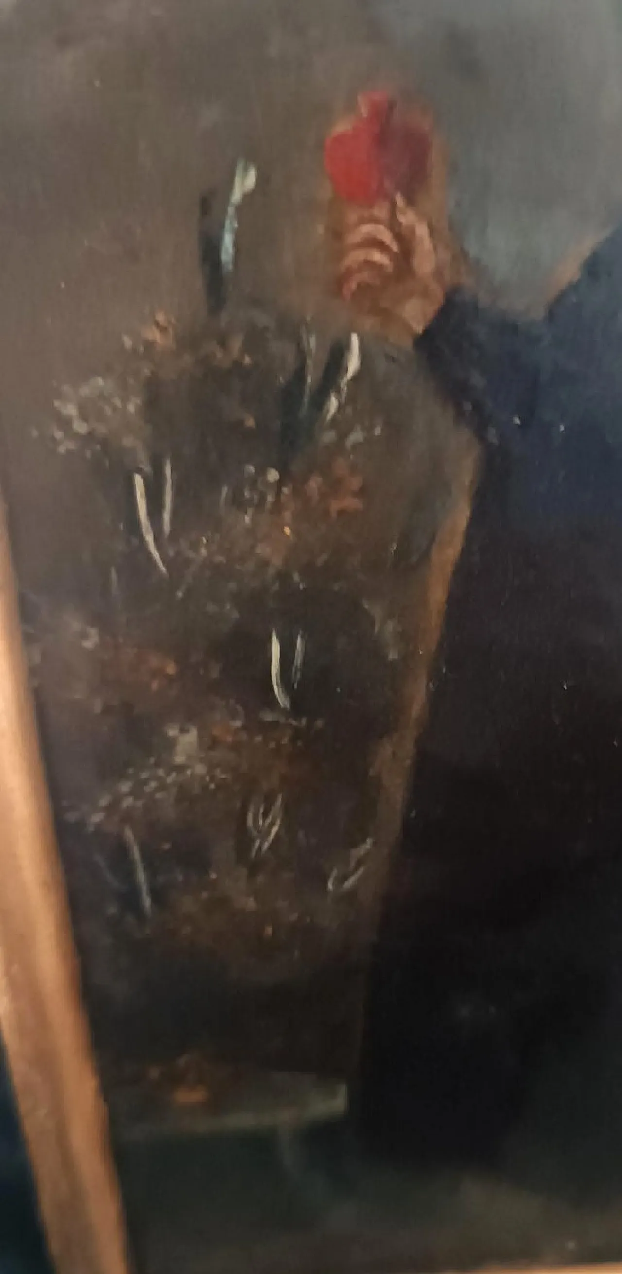 Copper painting of a Jesuit saint, 18th century 7