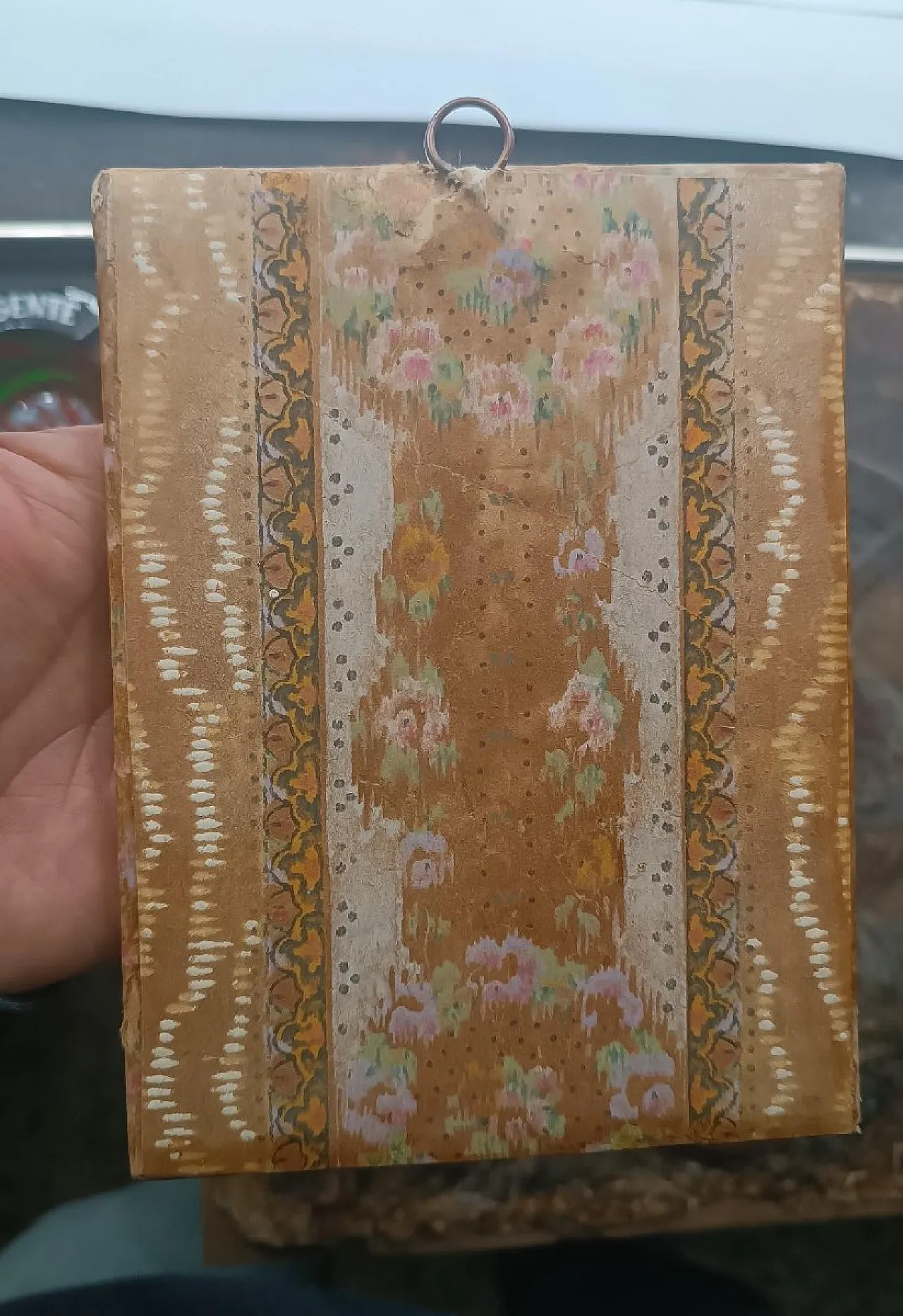 Copper painting of a Jesuit saint, 18th century 8