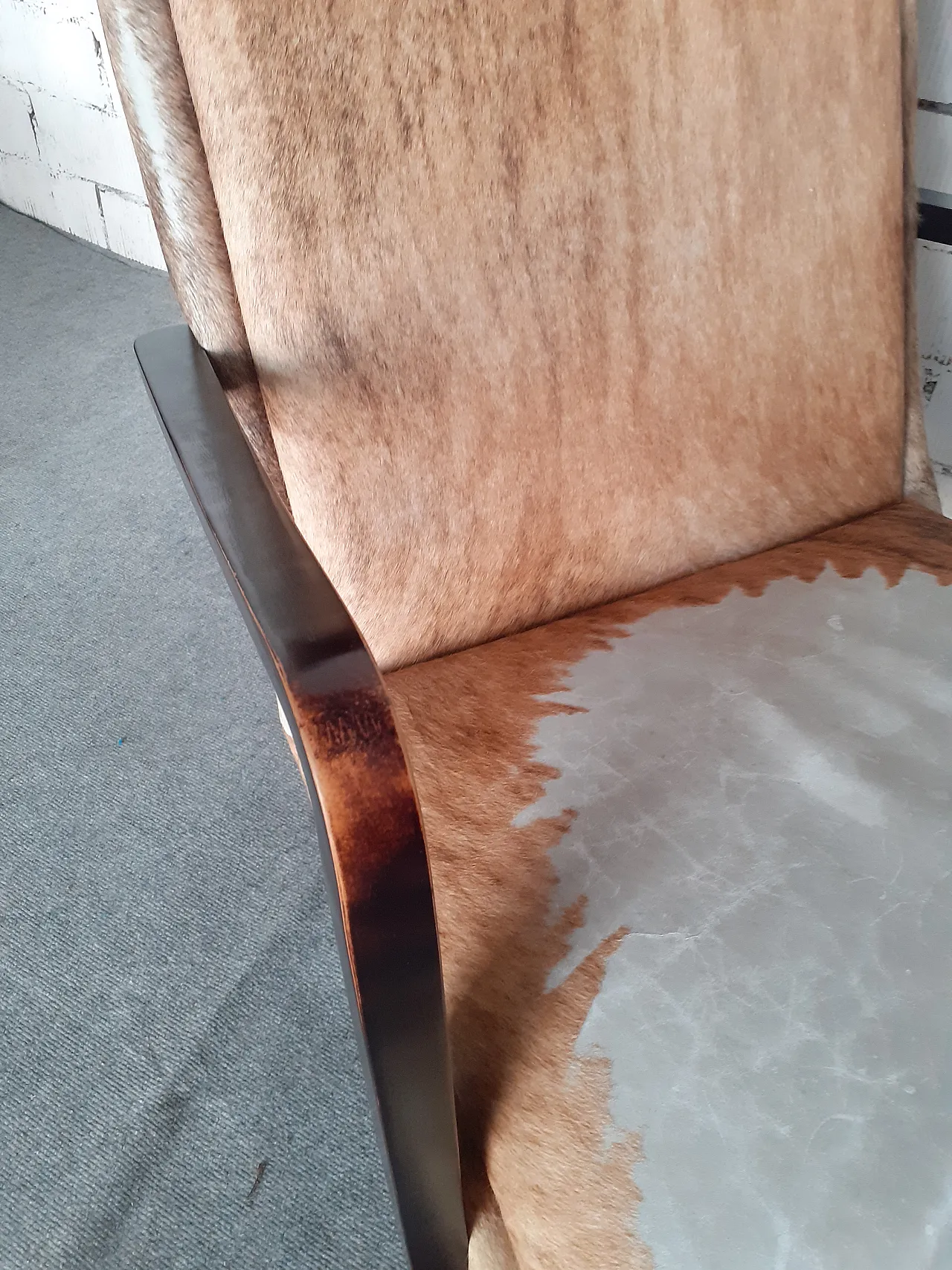 Poltrona pelle cavallino, anni '60 5