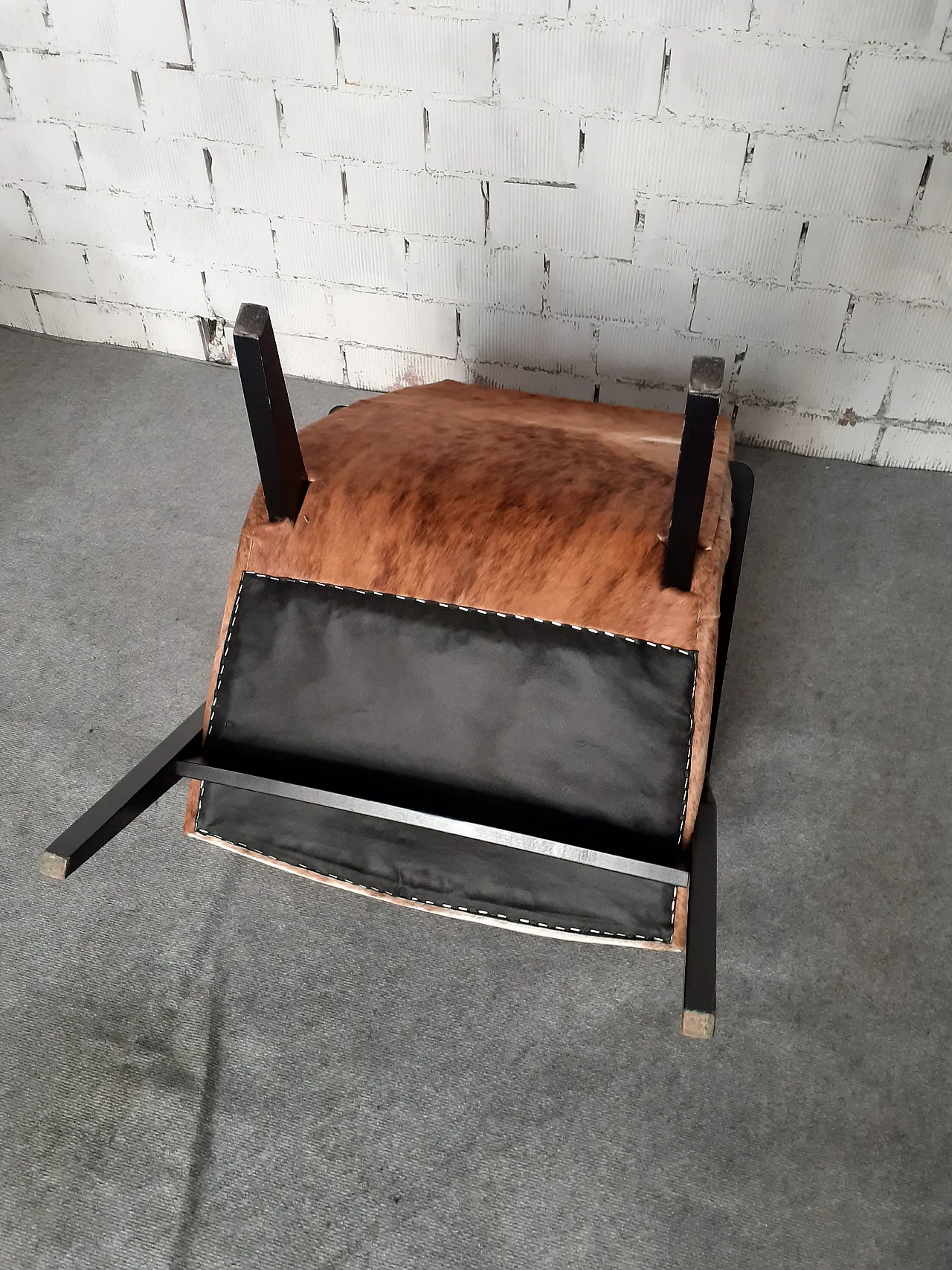 Poltrona pelle cavallino, anni '60 10