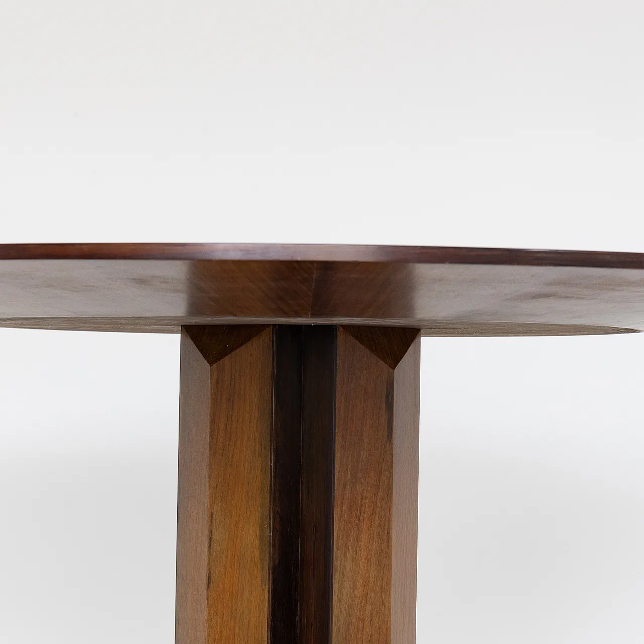 Round table in teak, 1960s 4