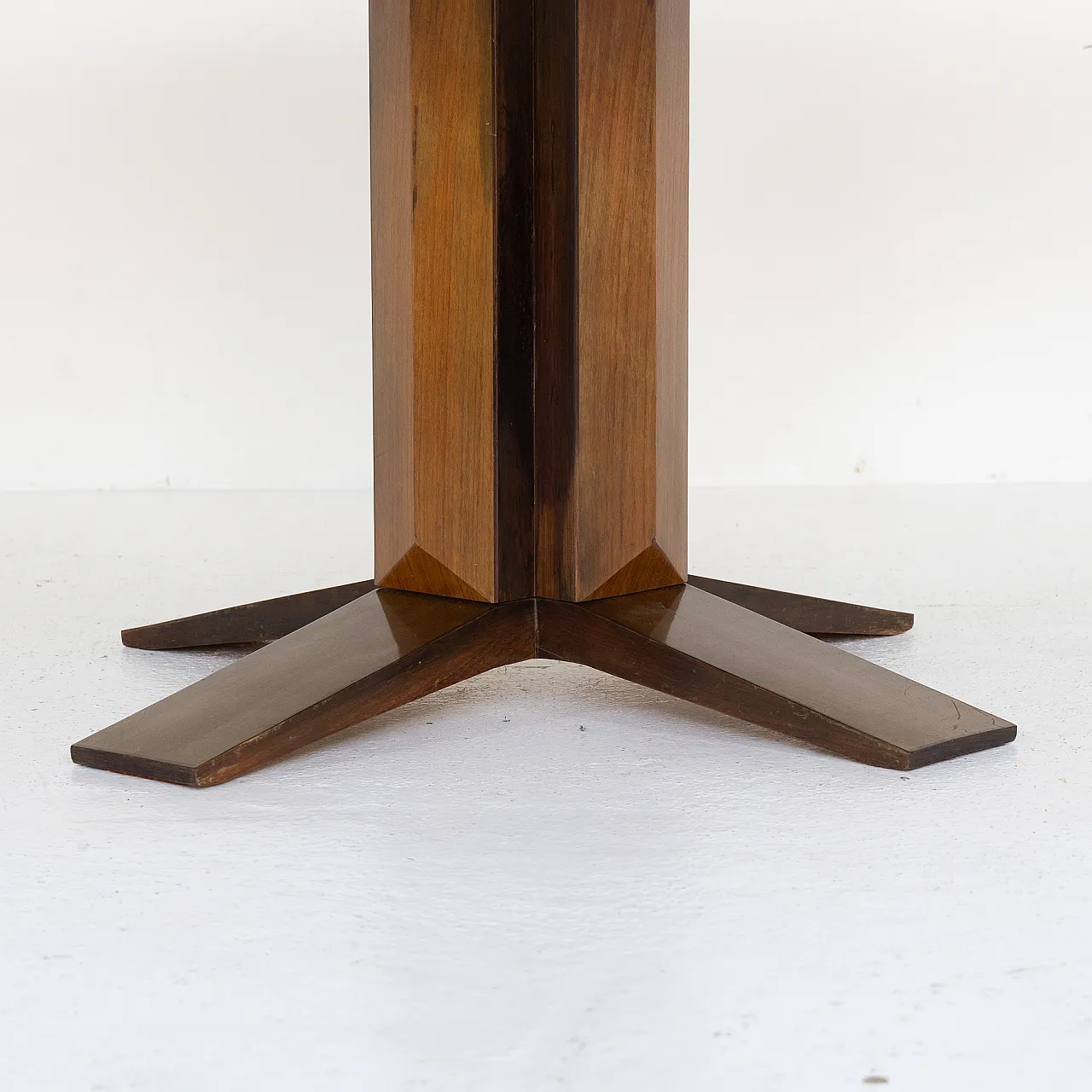 Round table in teak, 1960s 5