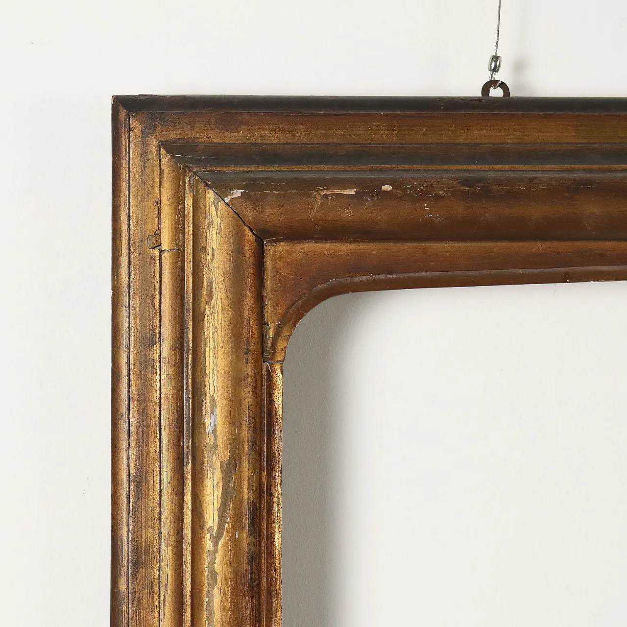Frame in Baroque style the golden fir wood, mid-20th century 3