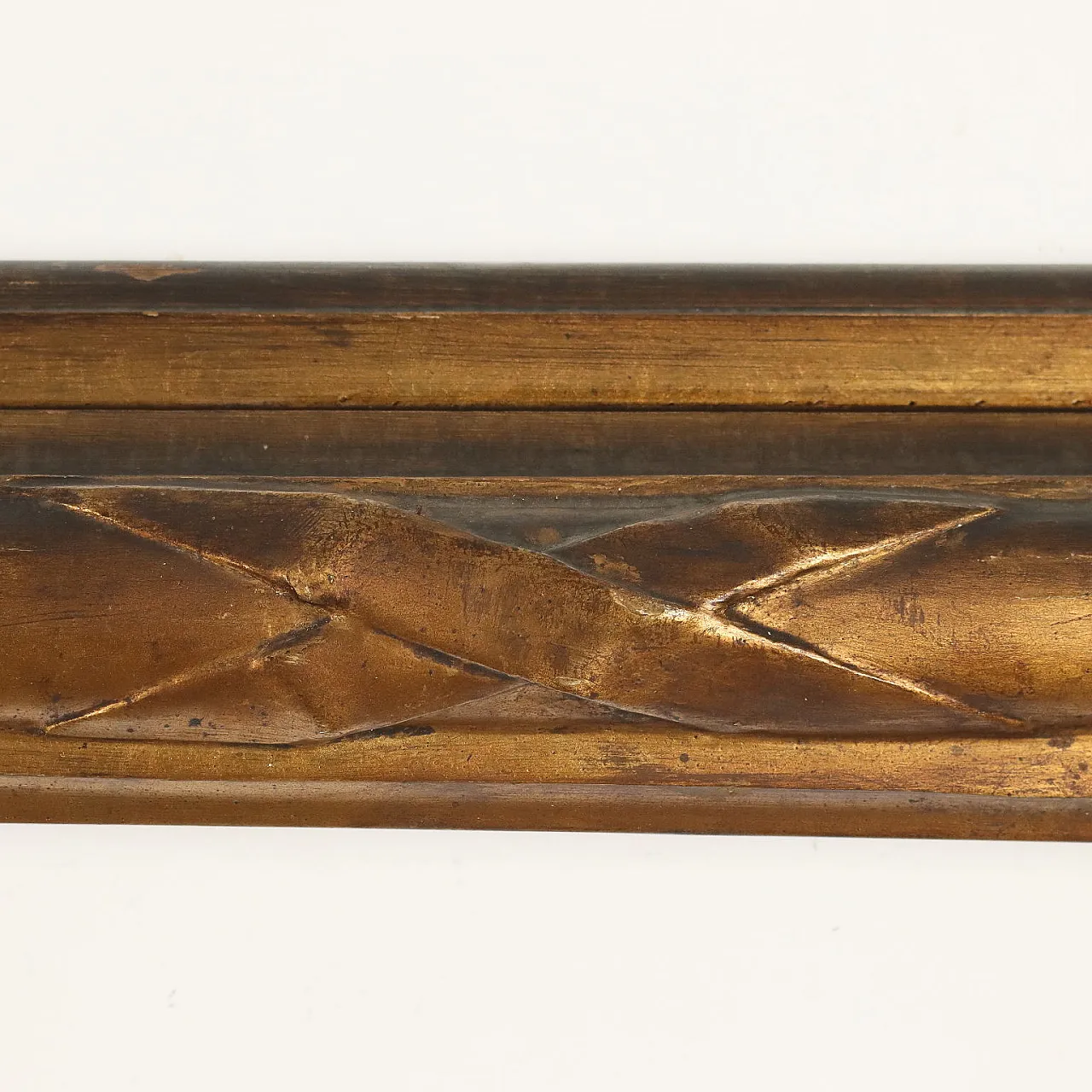 Frame in Baroque style the golden fir wood, mid-20th century 5
