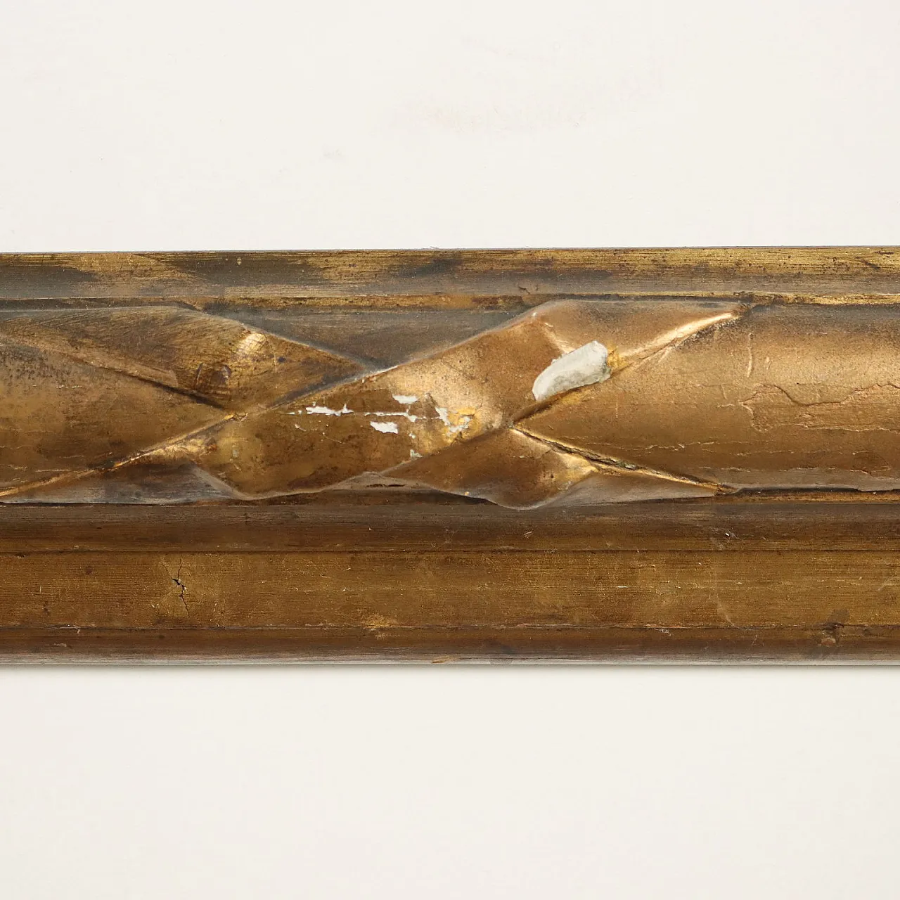 Frame in Baroque style the golden fir wood, mid-20th century 9