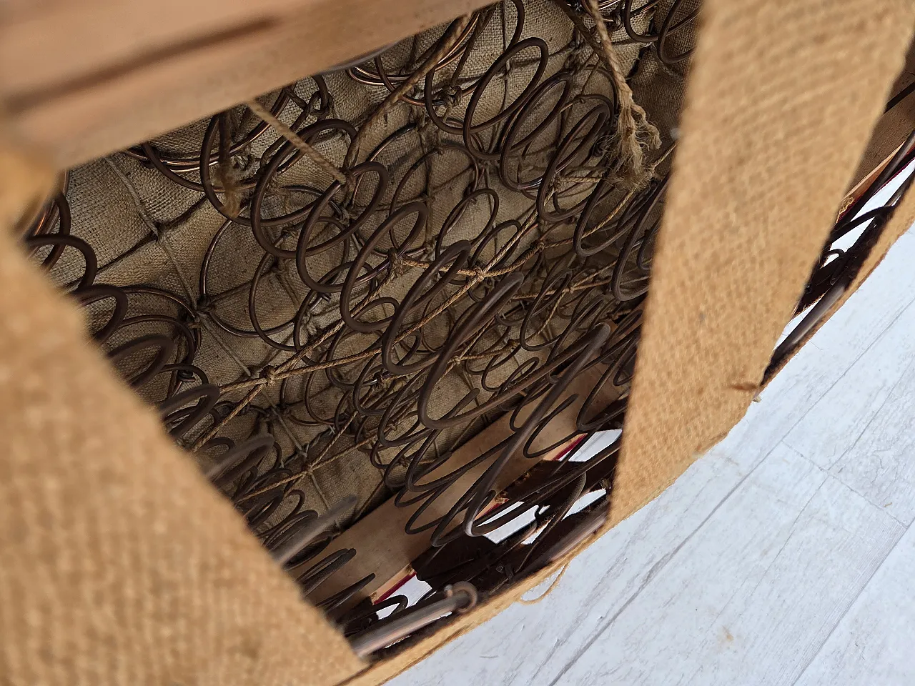 Danish relax chair, cherry-red velour, oak wood, 1960s 22