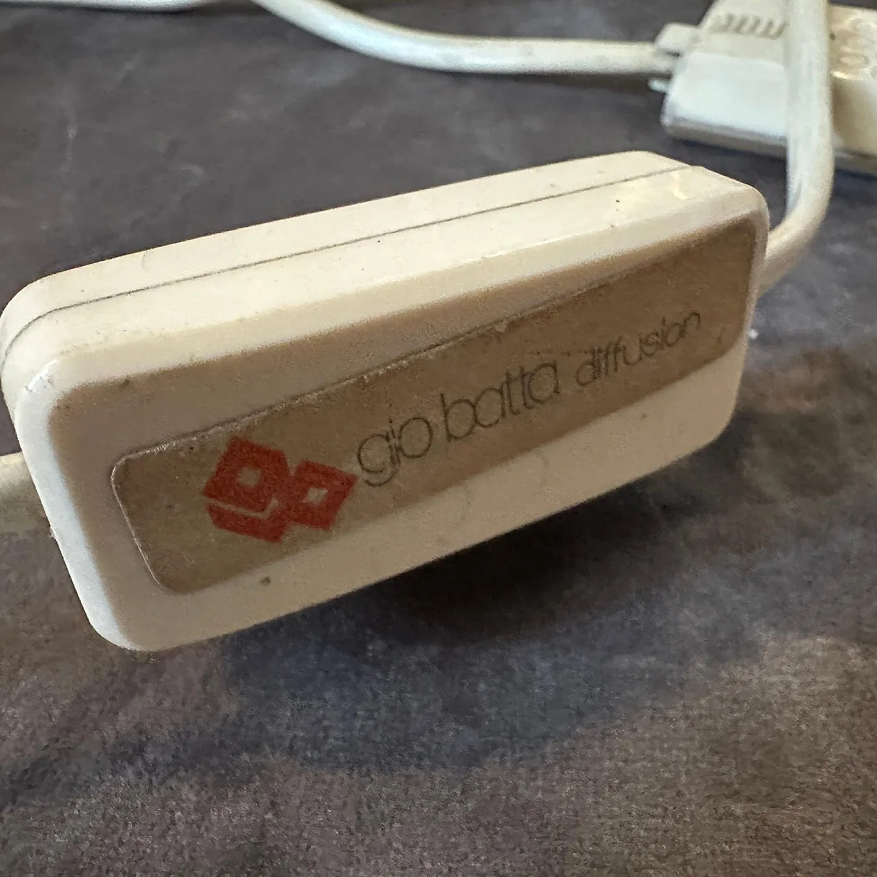 Bamboo and brass square table lamp by Gio Batta, mid 20th century 10