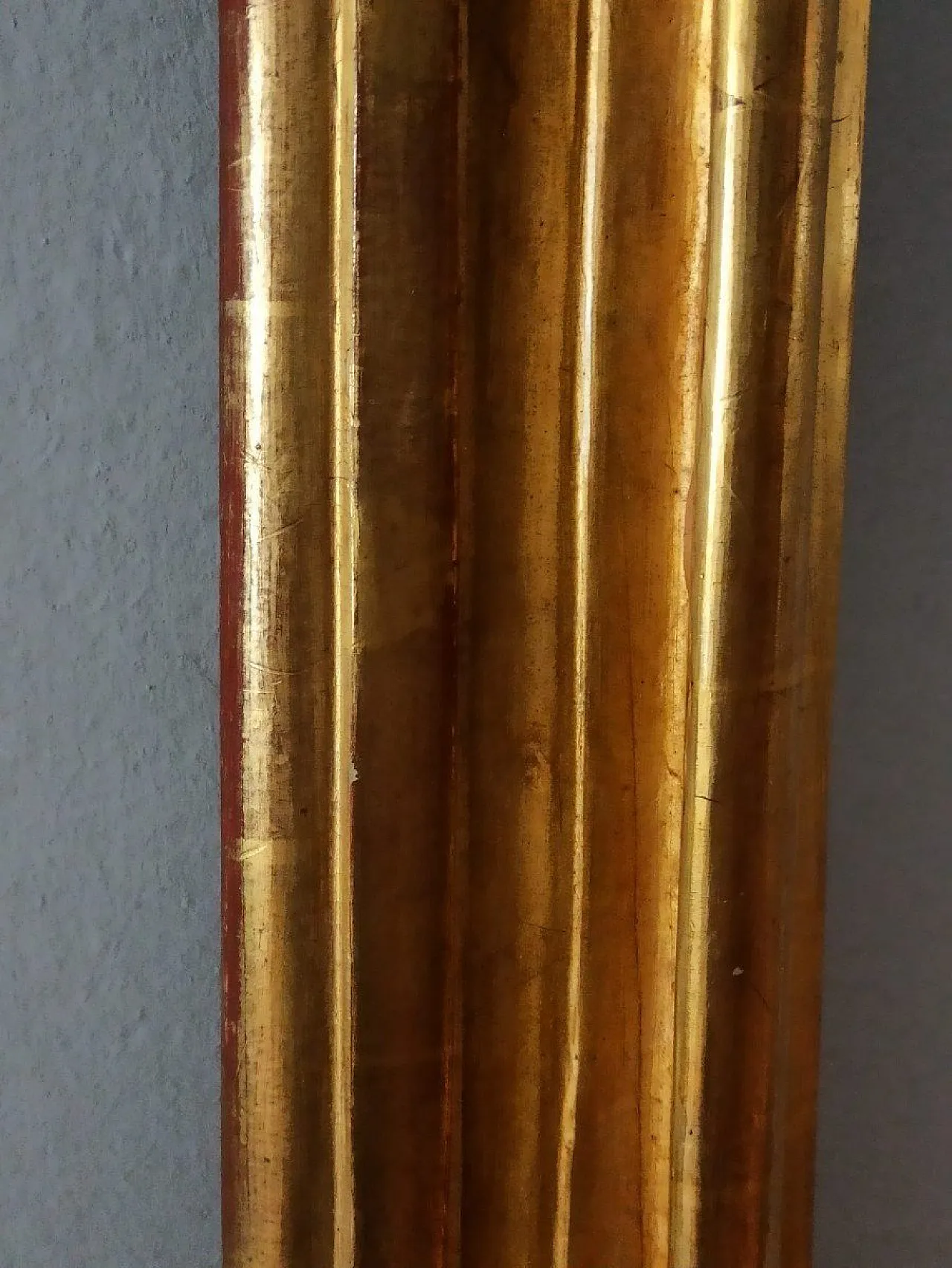 Grande cornice per specchio antico in legno dorato, '800 10