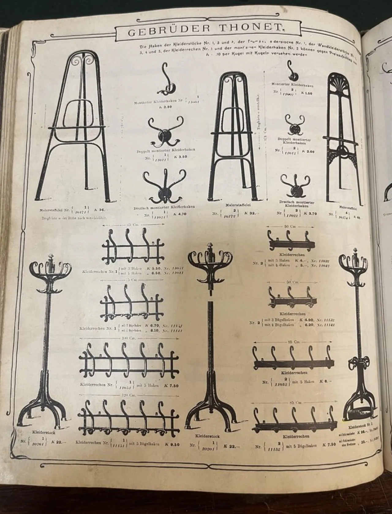 Porta abiti da parete Thonet – Vienna, fine '800 2