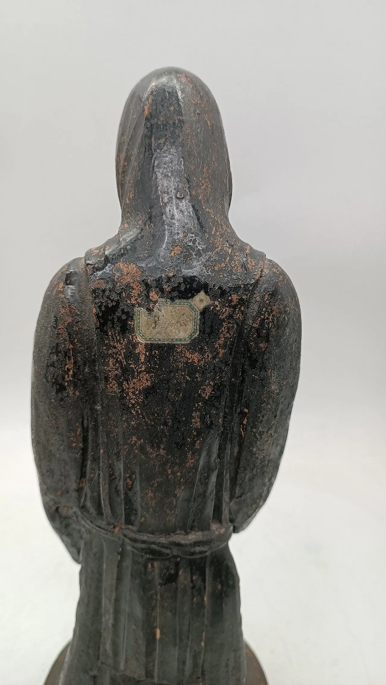 Scultura in terracotta di San Francesco di Paola, primo '800 7