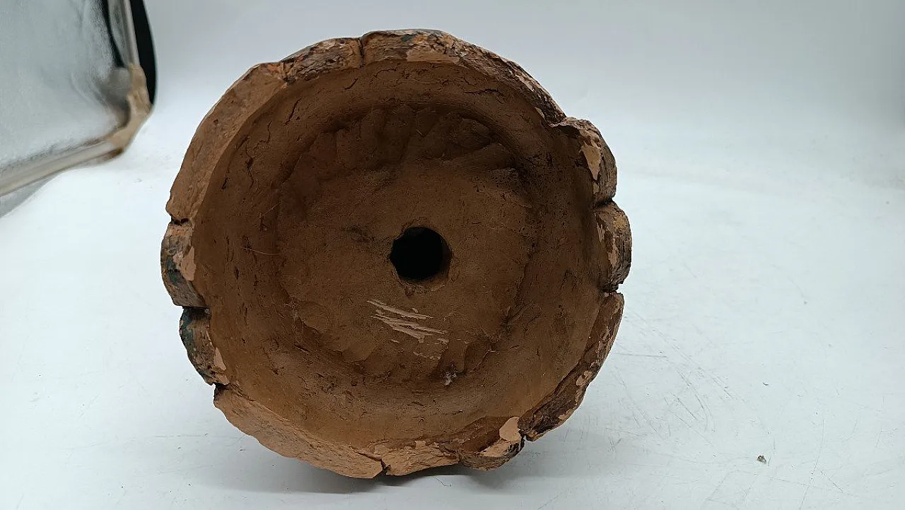 Scultura in terracotta di San Francesco di Paola, primo '800 10