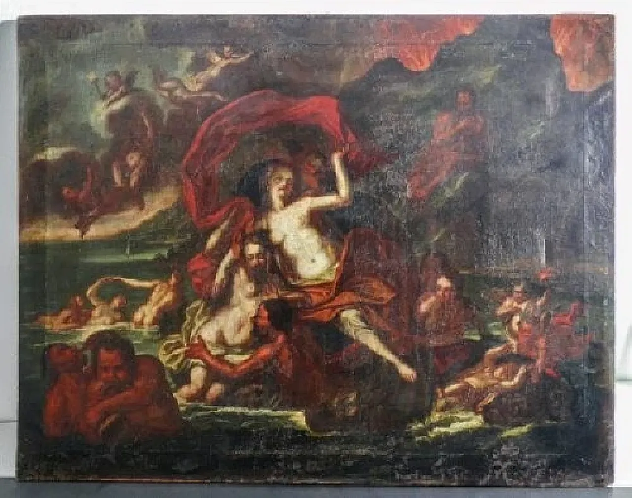 Hephaestus and Aphrodite, oil on canvas, Italian school, 18th century 1