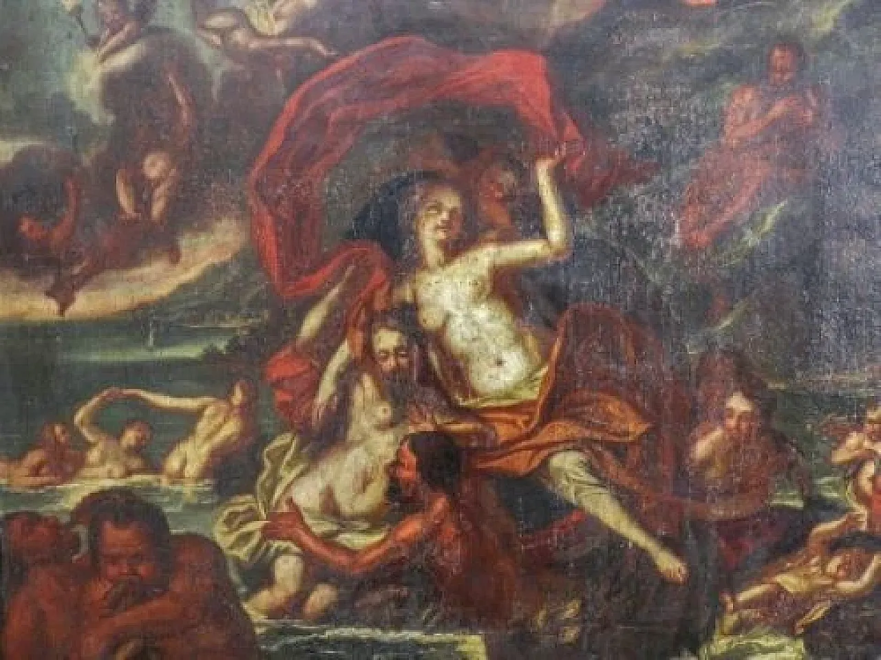 Hephaestus and Aphrodite, oil on canvas, Italian school, 18th century 2