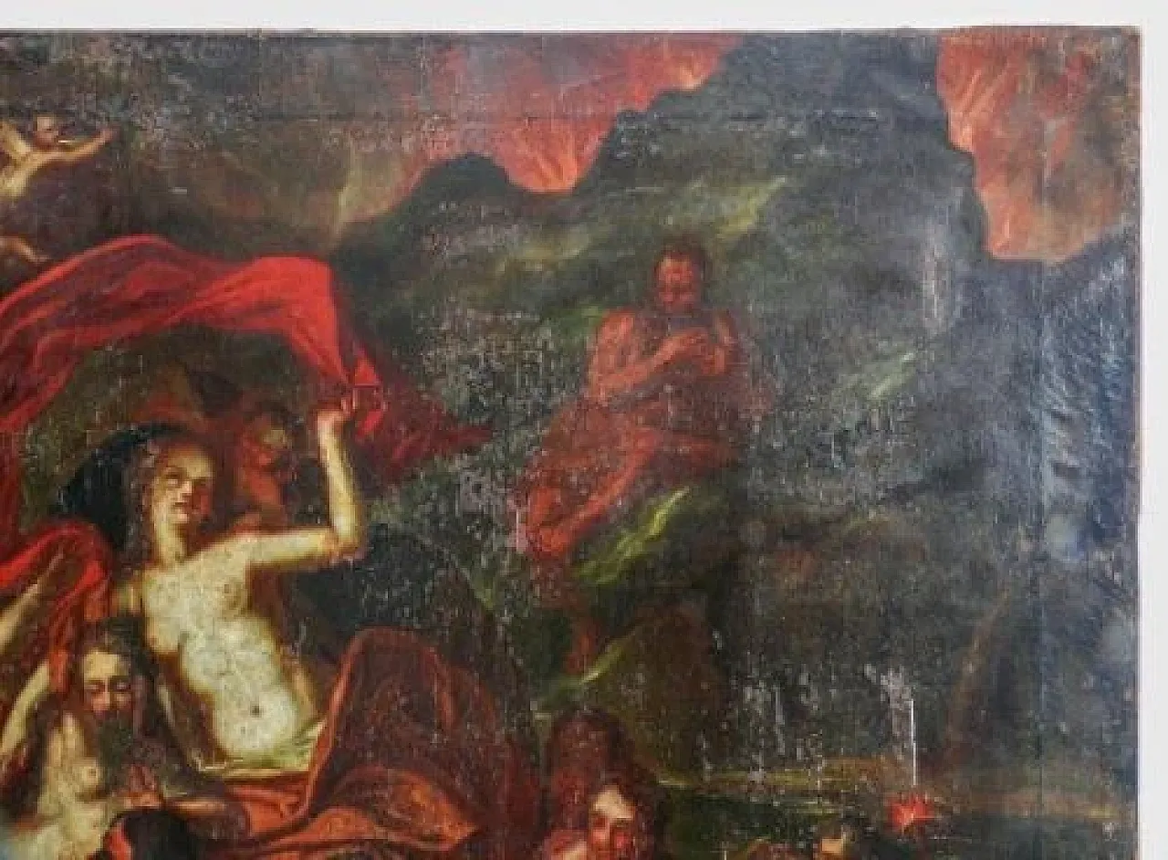 Hephaestus and Aphrodite, oil on canvas, Italian school, 18th century 5