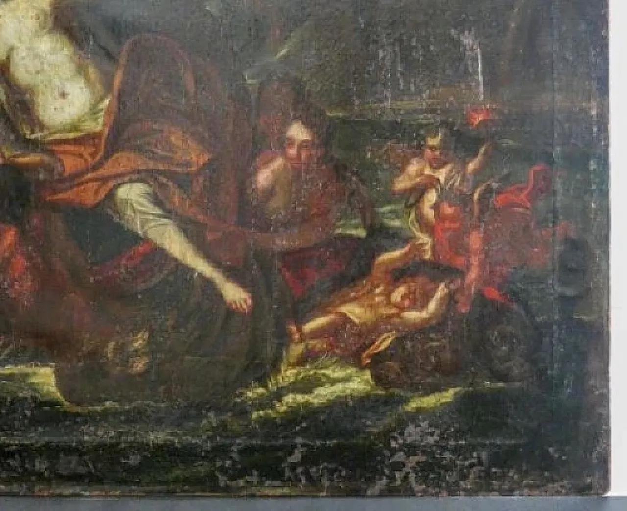 Hephaestus and Aphrodite, oil on canvas, Italian school, 18th century 6