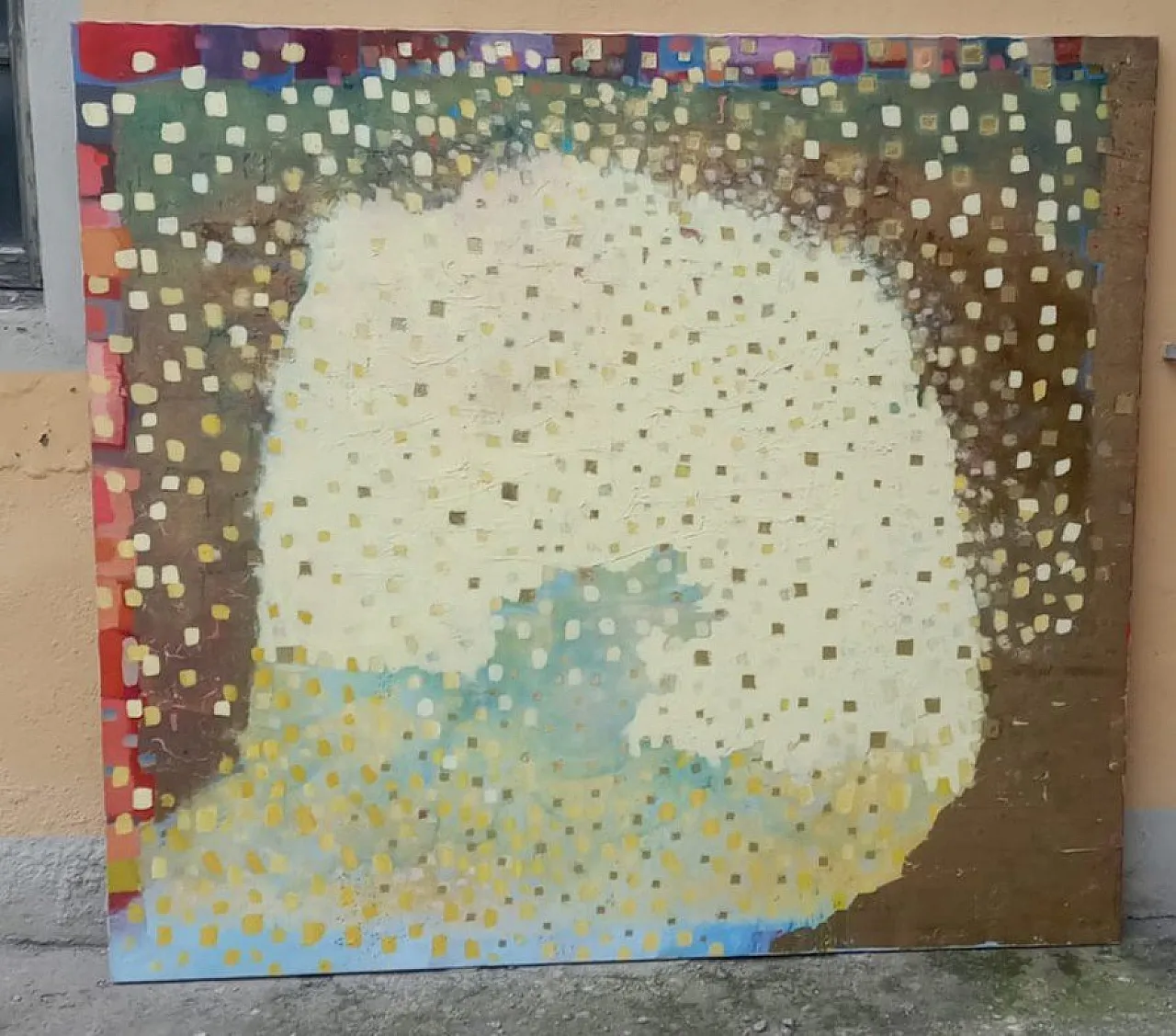 Large oil painting on canvas, 20th century 12