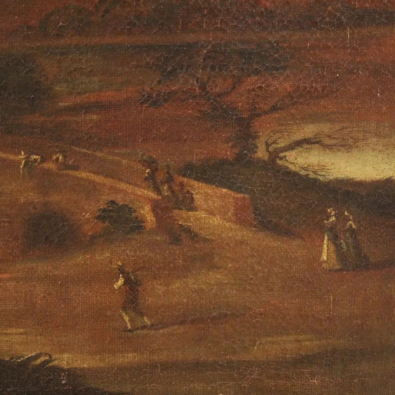 Quadro paesaggio, '600 12