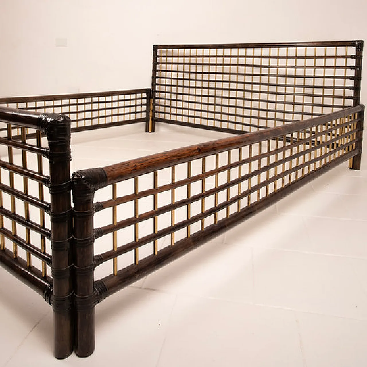 Marango bed by Alberto Smania for Smania Studio Interni, 1960s 13