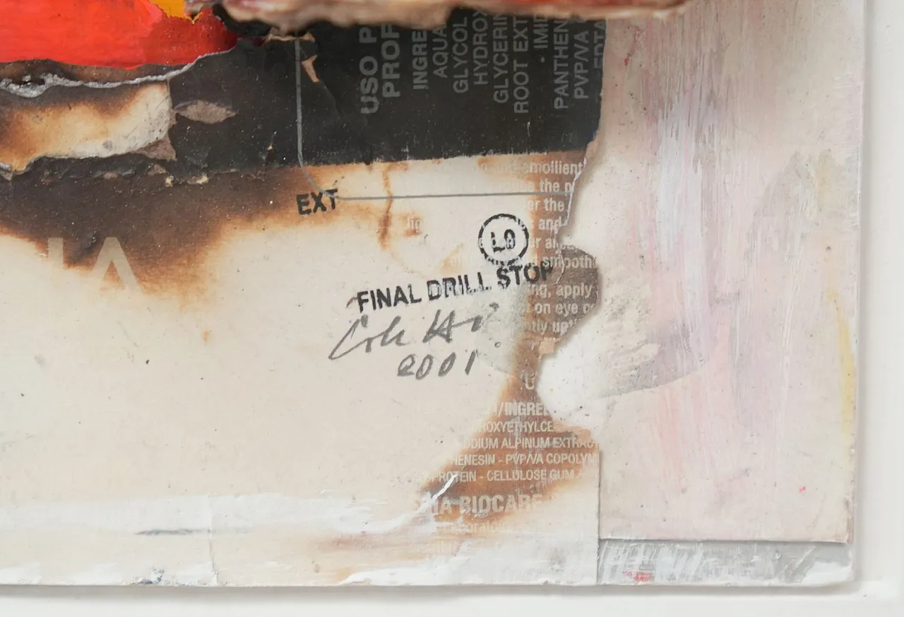 Mixed Media 'Facades' by Guido Coletti Plexi, 80s 2