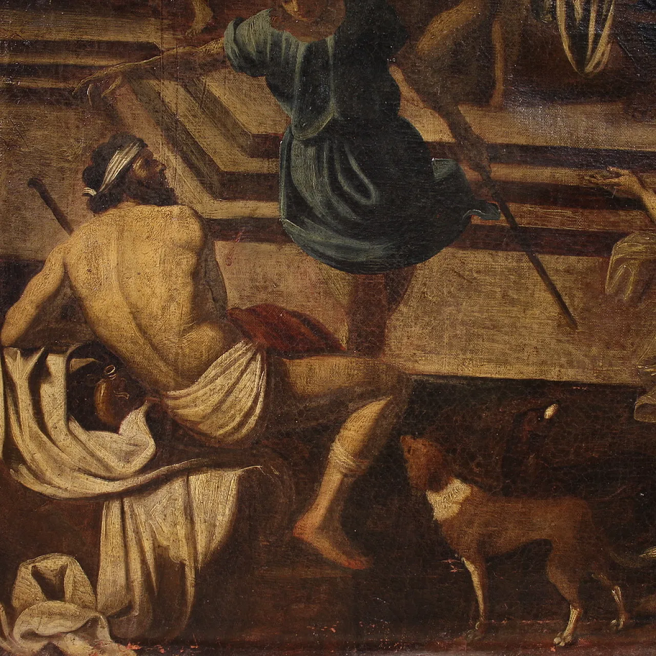 Herod's banquet, oil painting on canvas, 17th century, 7