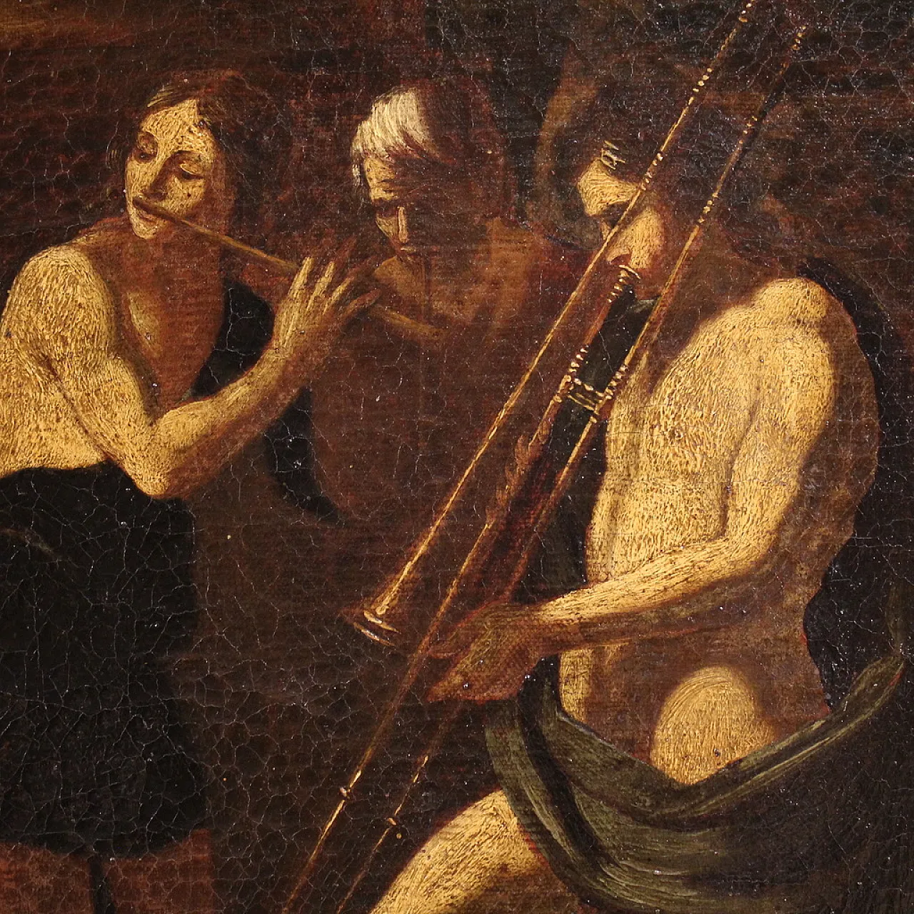 Herod's banquet, oil painting on canvas, 17th century, 11