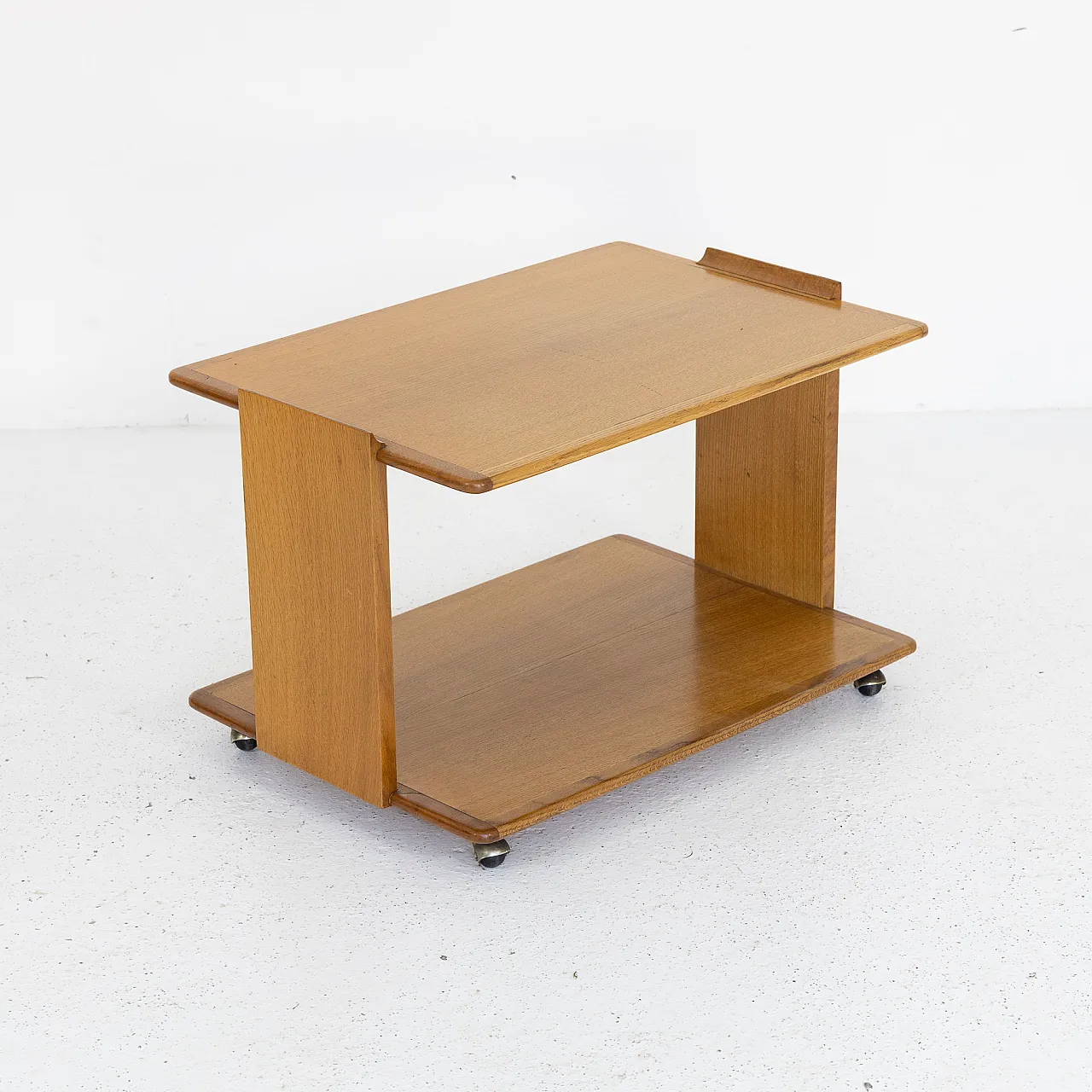 Carrello in rovere, anni '60 2
