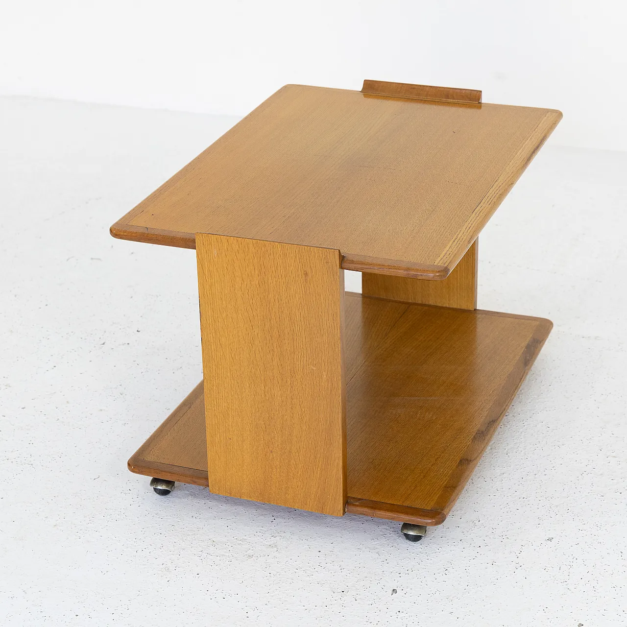 Carrello in rovere, anni '60 3