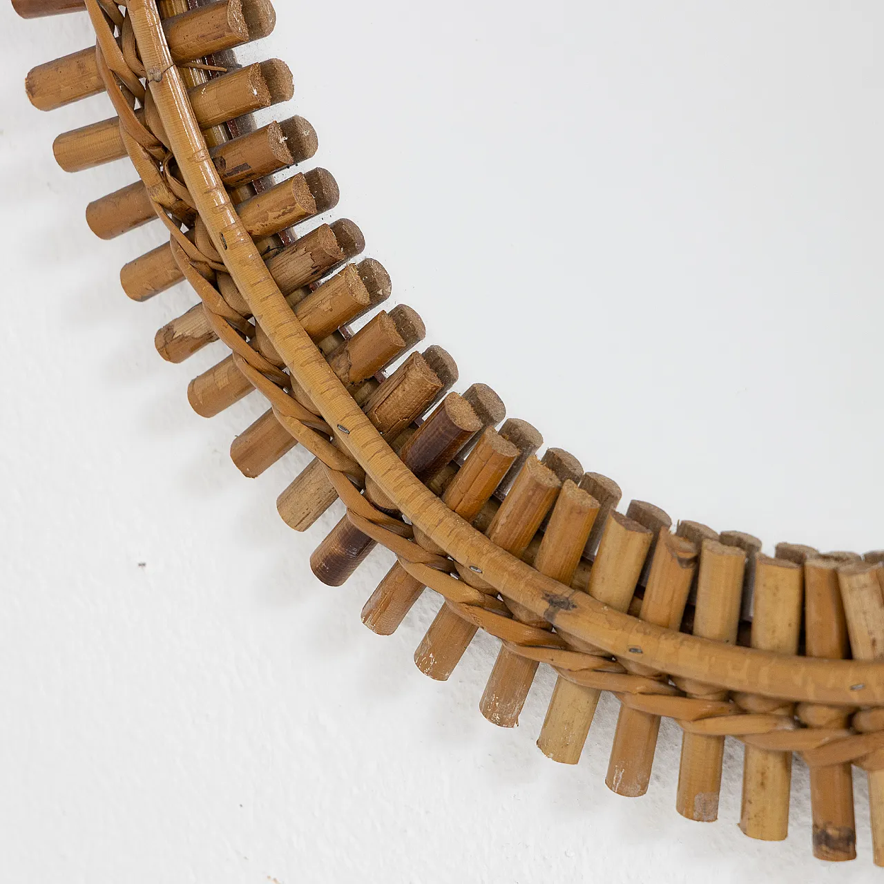 Bamboo mirror, 1950s 2