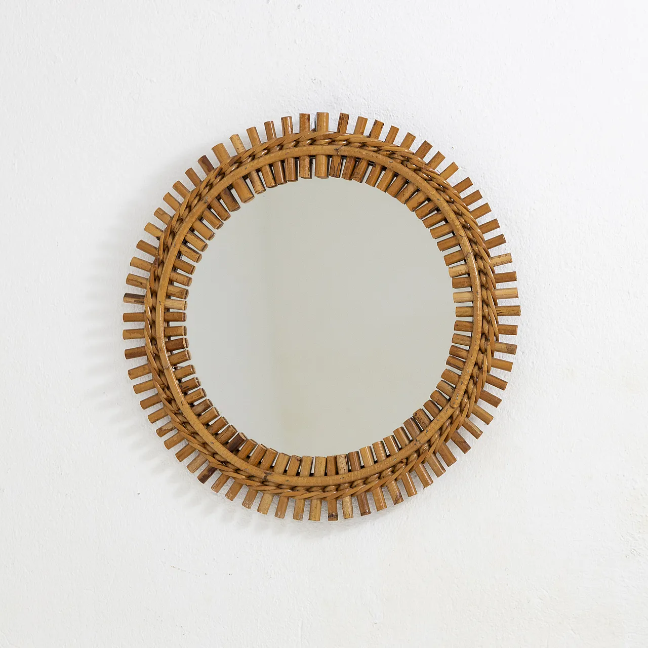 Bamboo mirror, 1950s 4