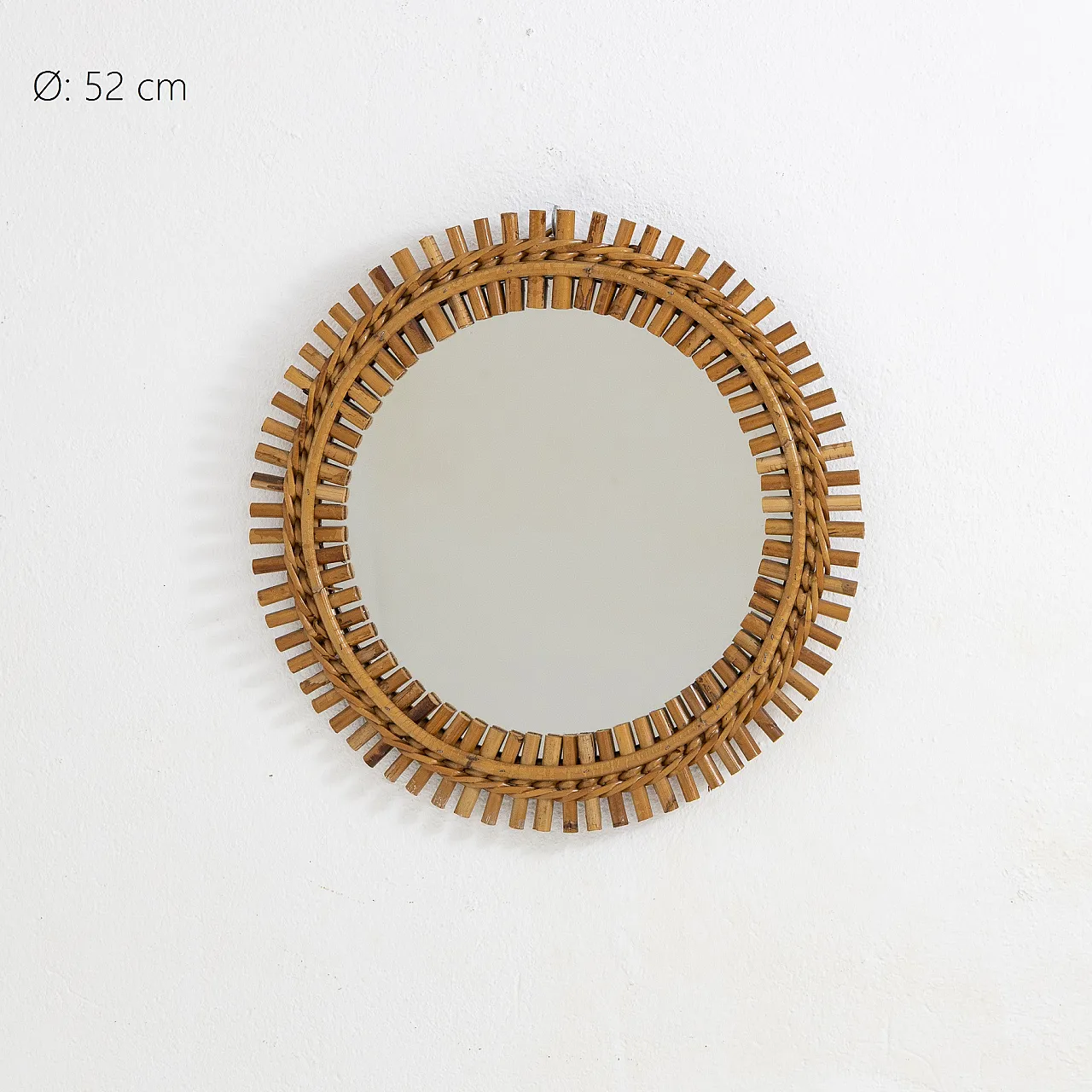 Bamboo mirror, 1950s 5