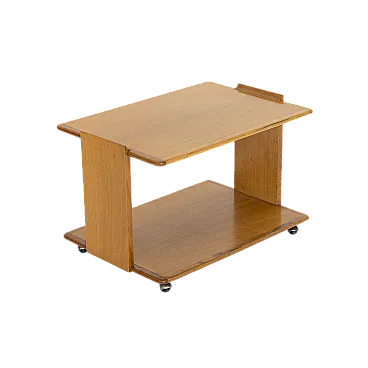 Carrello in rovere, anni '60