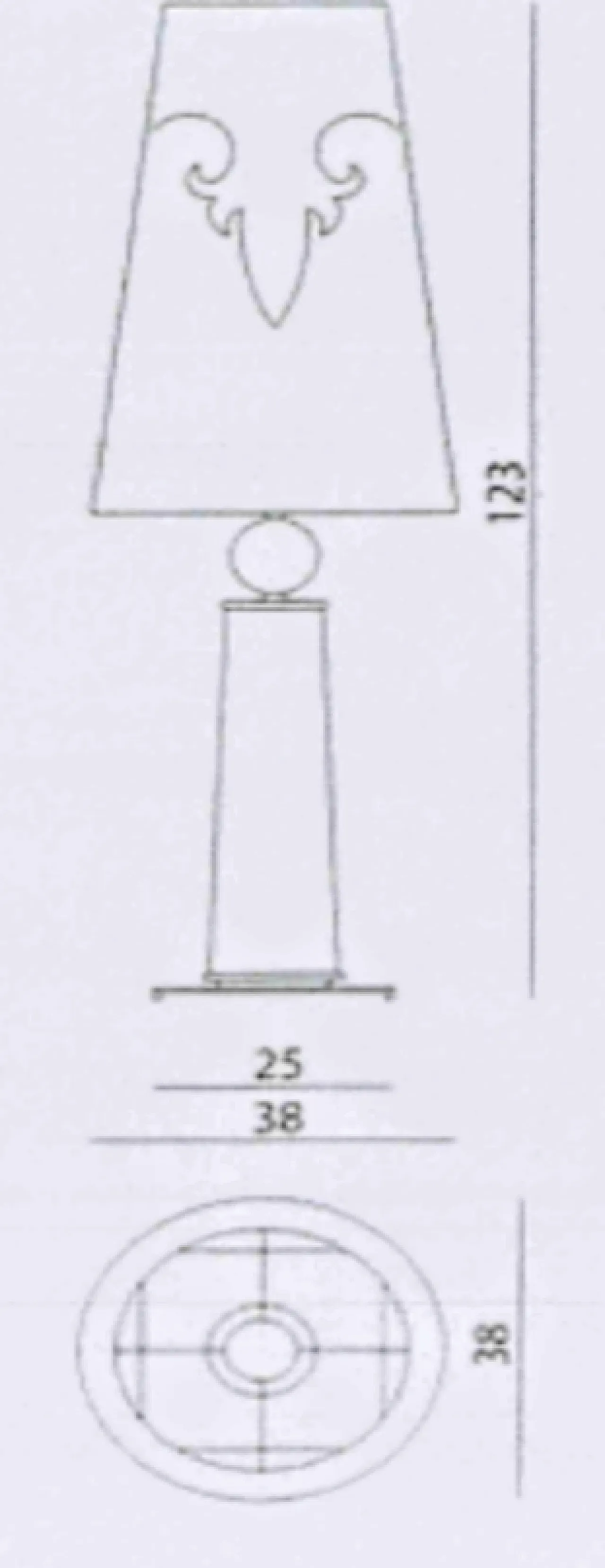 Table lamp Excalibur Big by Visionnaire, 2000s 14