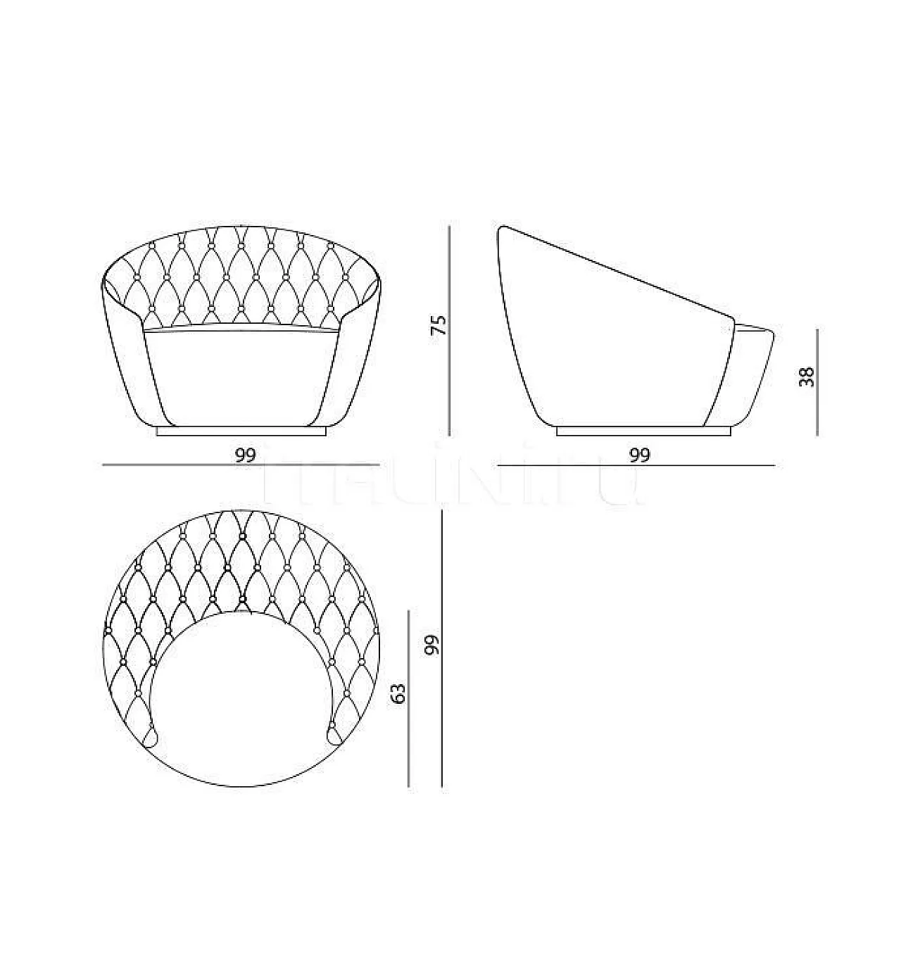 Poltrona Agon Visionnaire di Ipe Cavalli, anni 2000 11