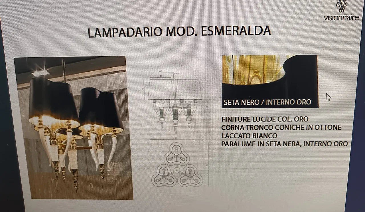 Chandelier Esmeralda by Visionnaire, 2000s 9