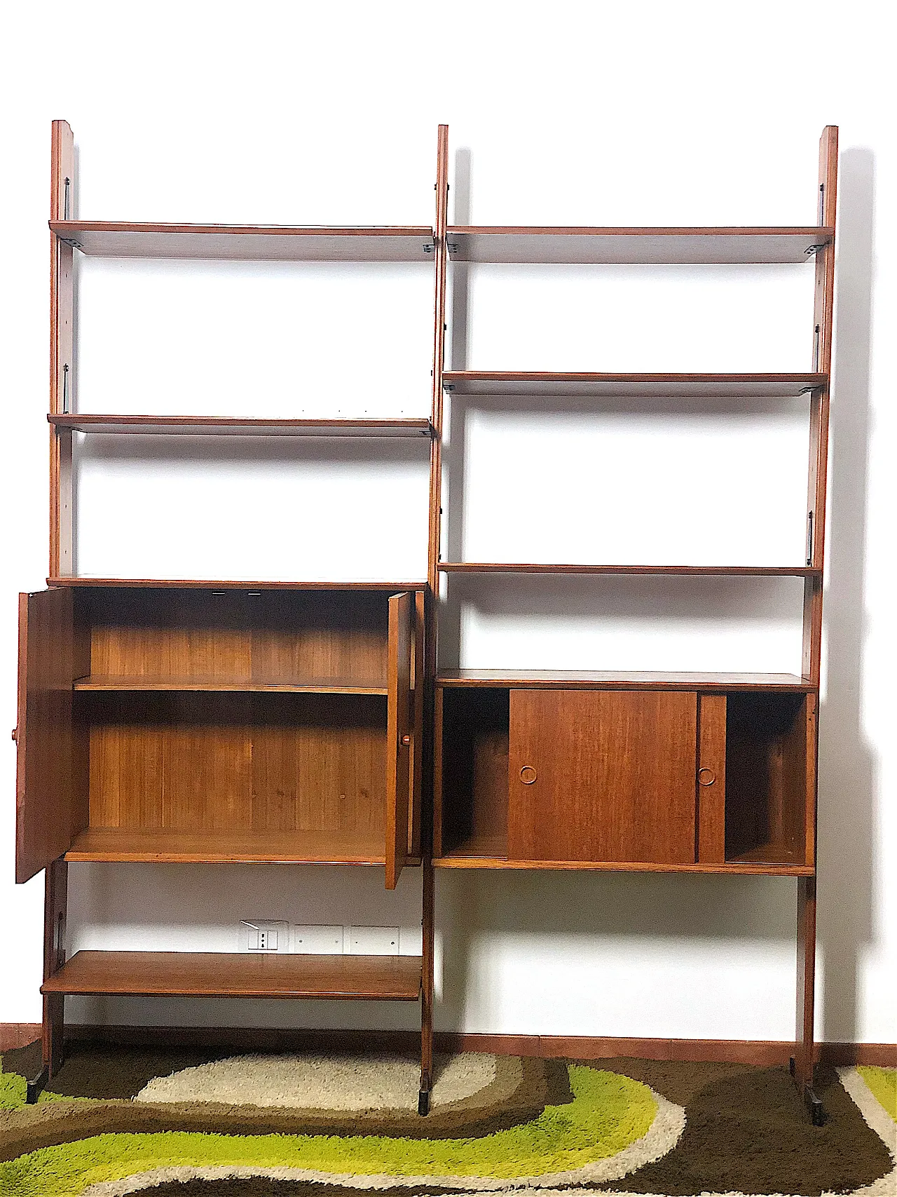 Double-sided bookcase with two spans, 60s 10