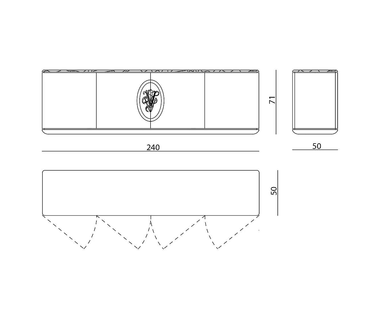 Visionnaire sideboard by Ipe Cavalli, 2000s 7