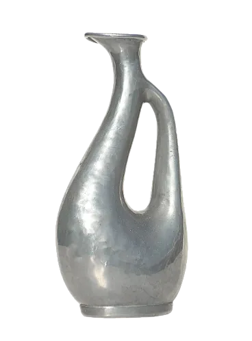 Art Deco pewter vase by Antonio Mazzucco, 1930s