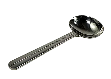 Art Deco silver-plated puiforcat gravy ladle by Chantaco, 1920s