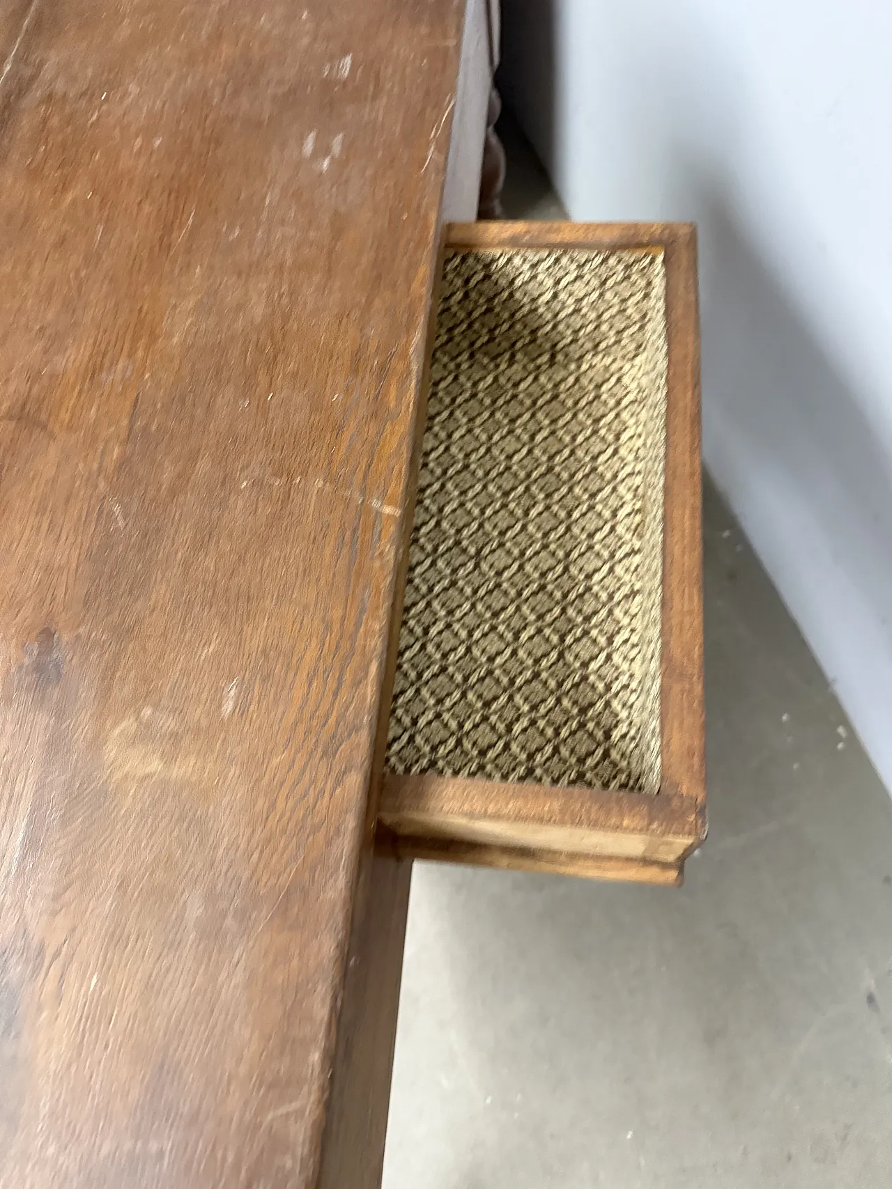 Console Mezzaluna in chestnut Luigi Filippo, mid 19th century 3