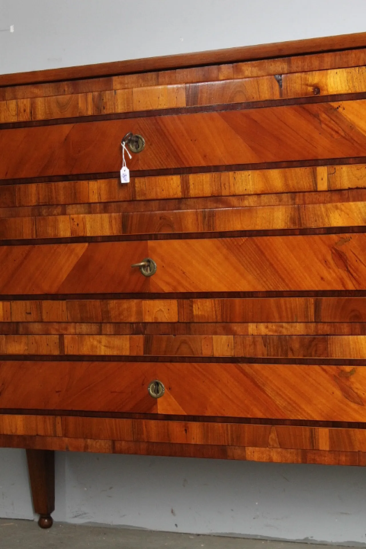 Cassettone comò Luigi XVI, intarsiato, 1770 2