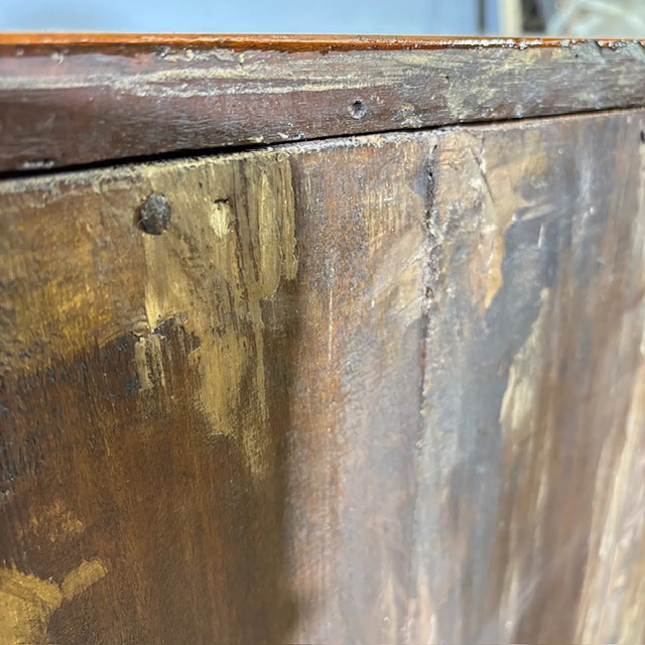 Cassettone comò Luigi XVI, intarsiato, 1770 11