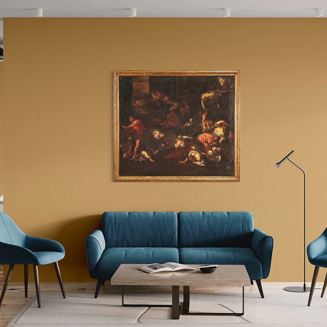 Dipinto religioso La strage degli innocenti, '600 3