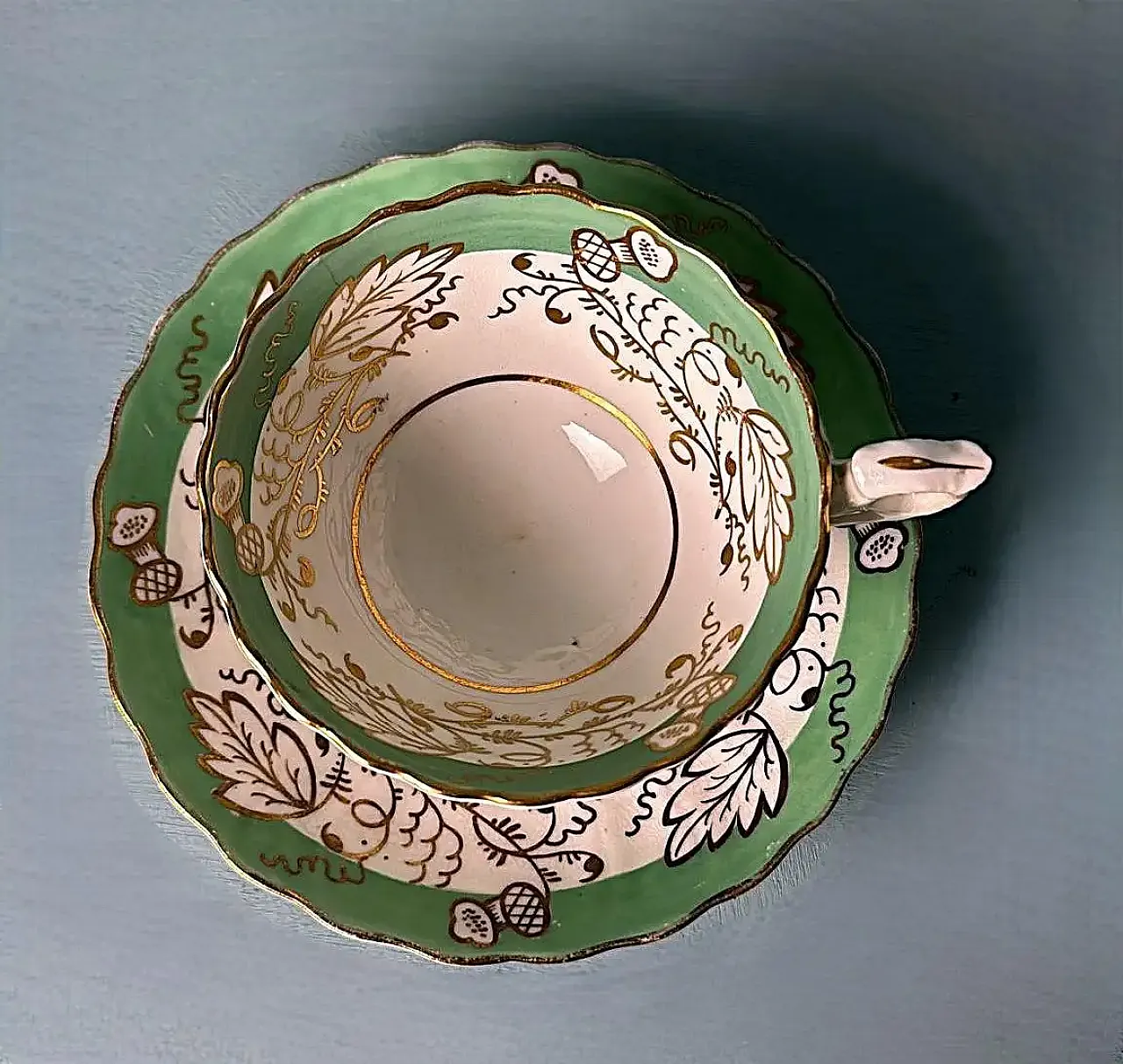 Set da caffè in porcellana de Paris in stile Napoleone III, '800 10