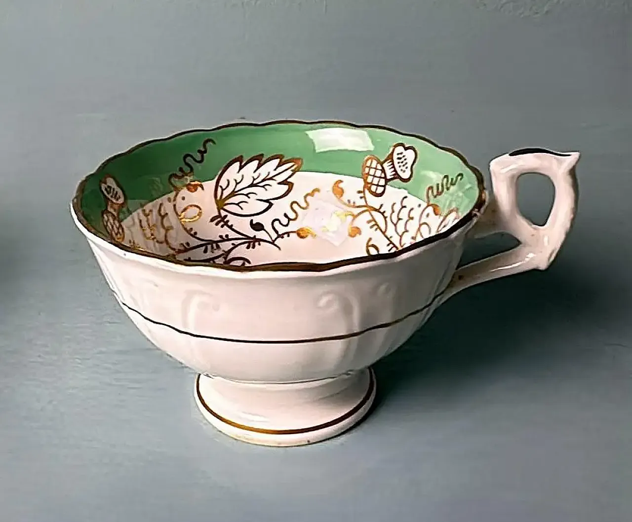 Set da caffè in porcellana de Paris in stile Napoleone III, '800 13