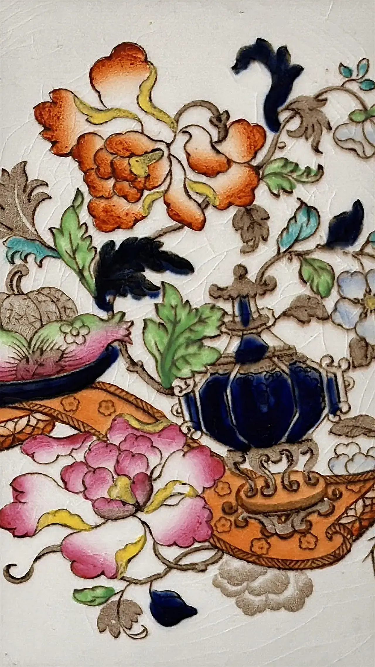 12 hand-painted English serving dishes, early 20th century 14