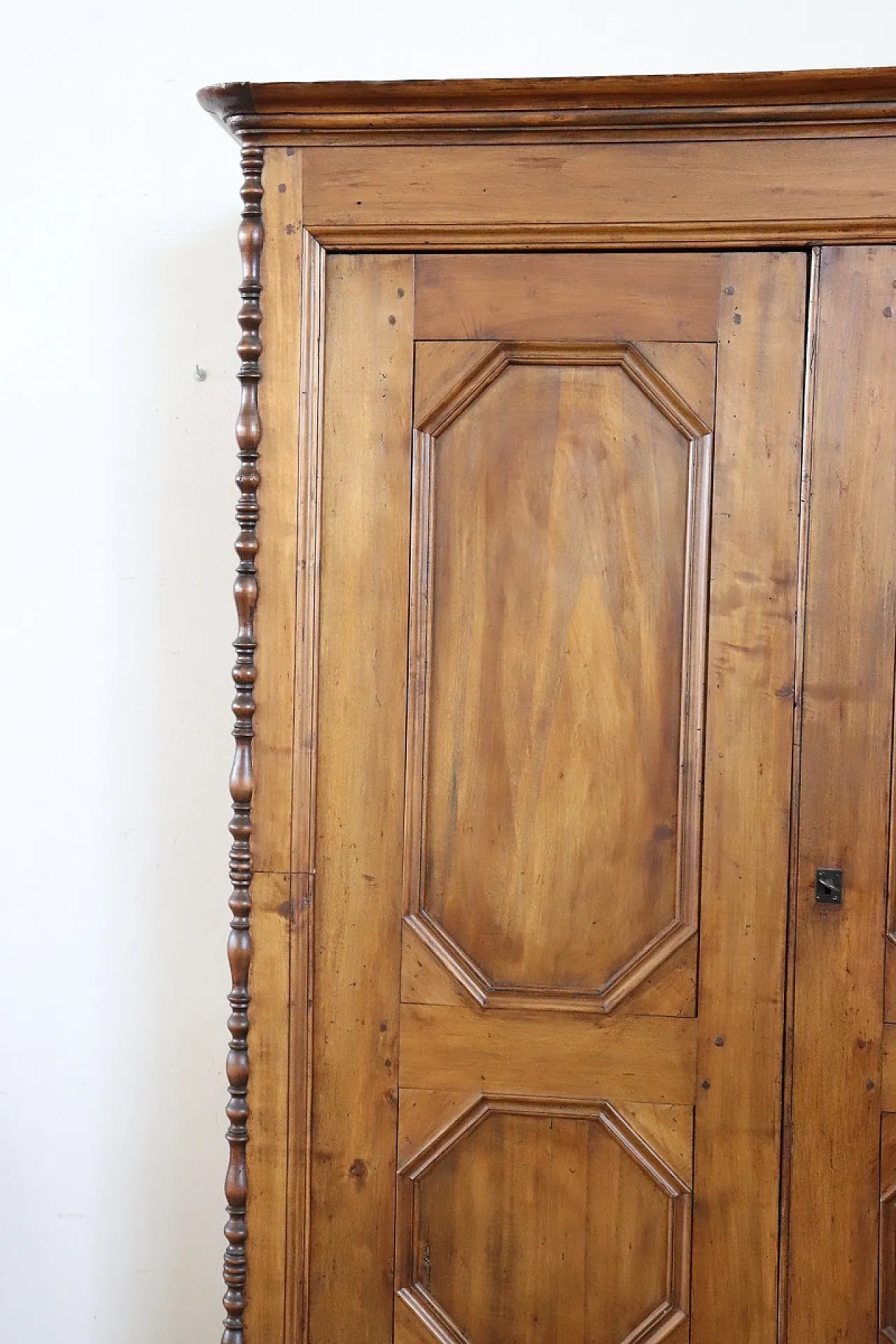 Armadio antico in legno di pioppo, '800 5