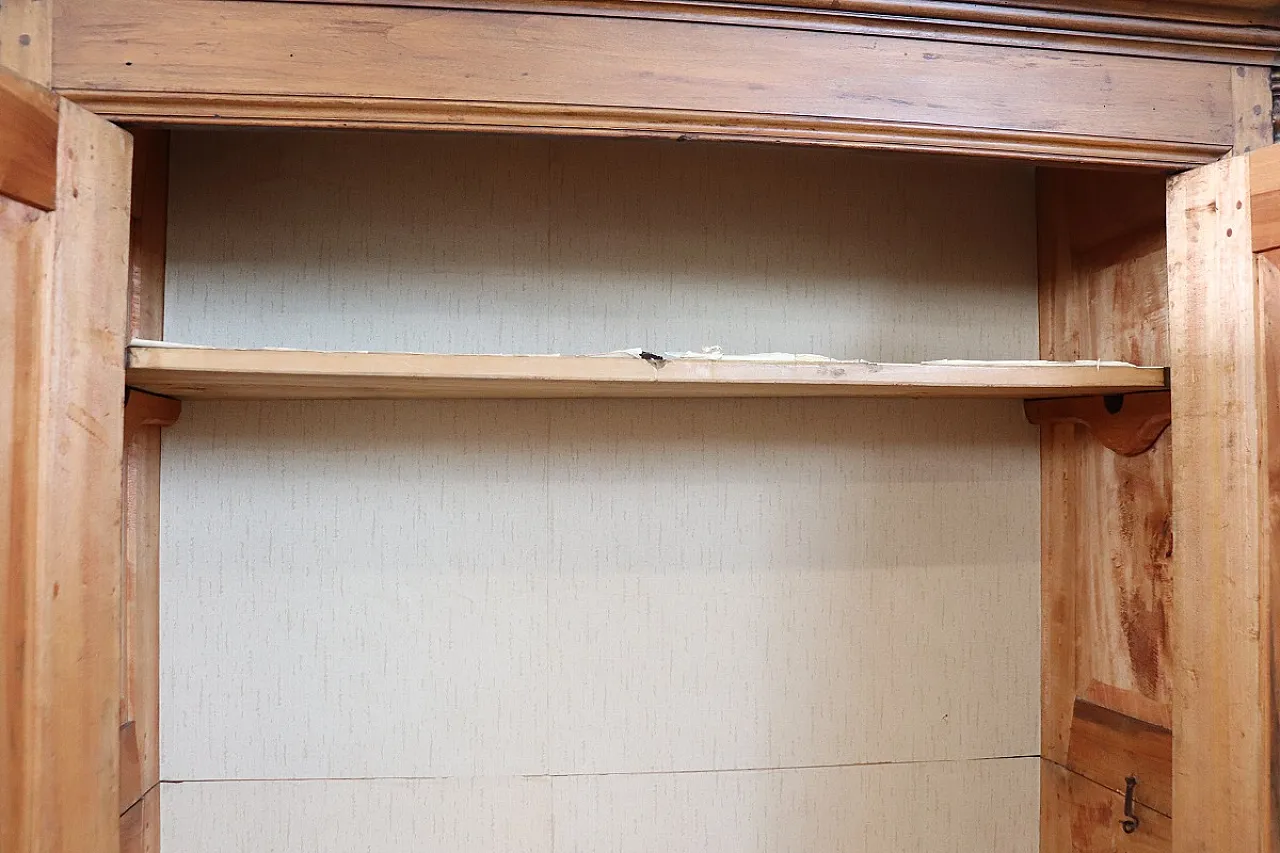 Armadio antico in legno di pioppo, '800 8