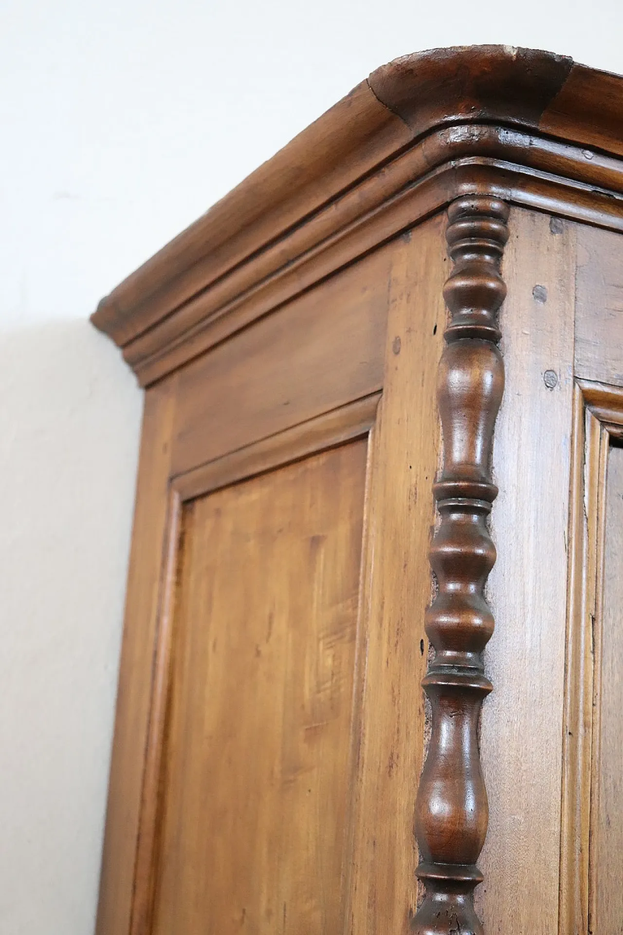 Armadio antico in legno di pioppo, '800 11