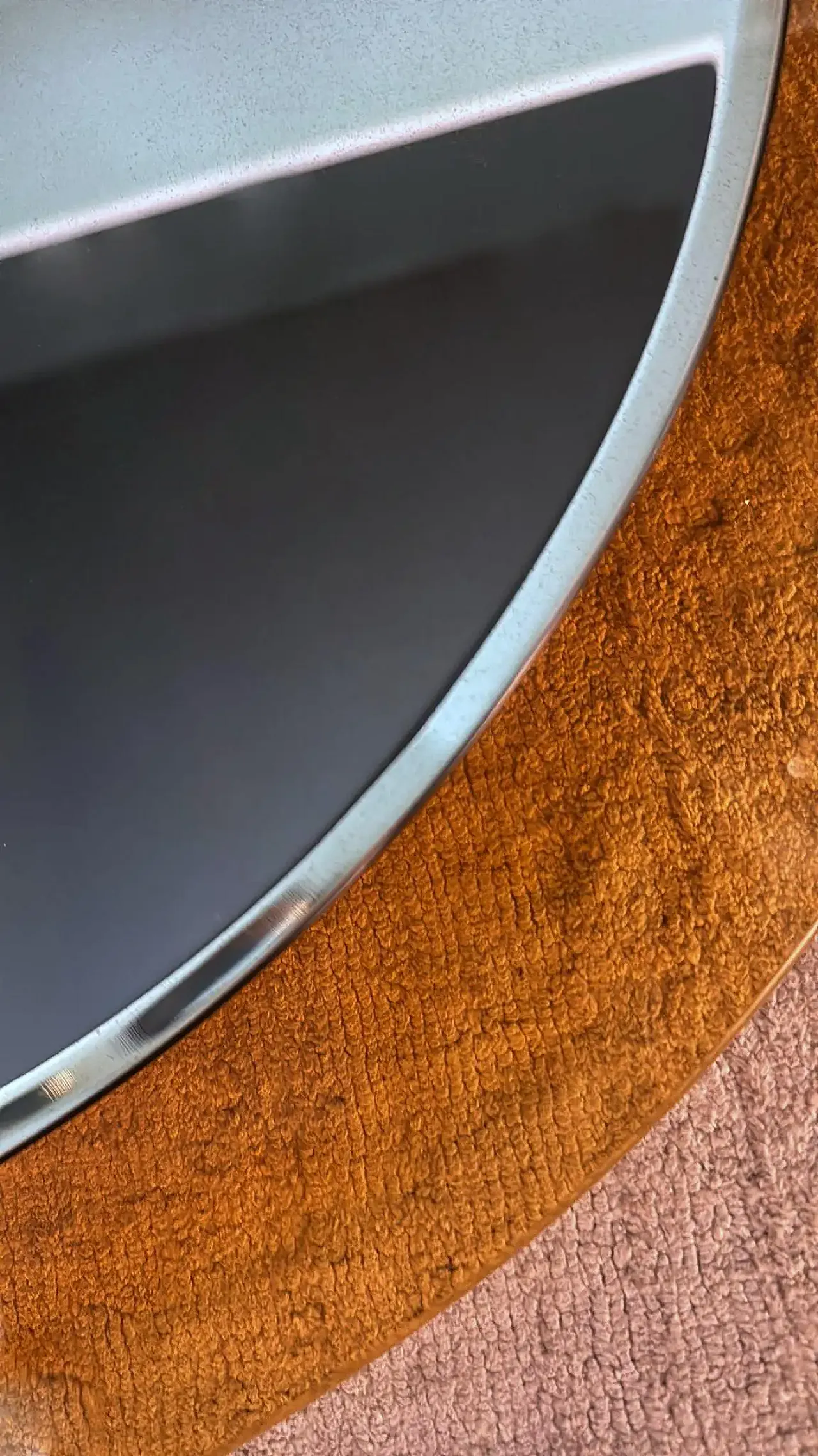 Oval stained glass mirror by Veca for Fontana Arte, 1970s 15